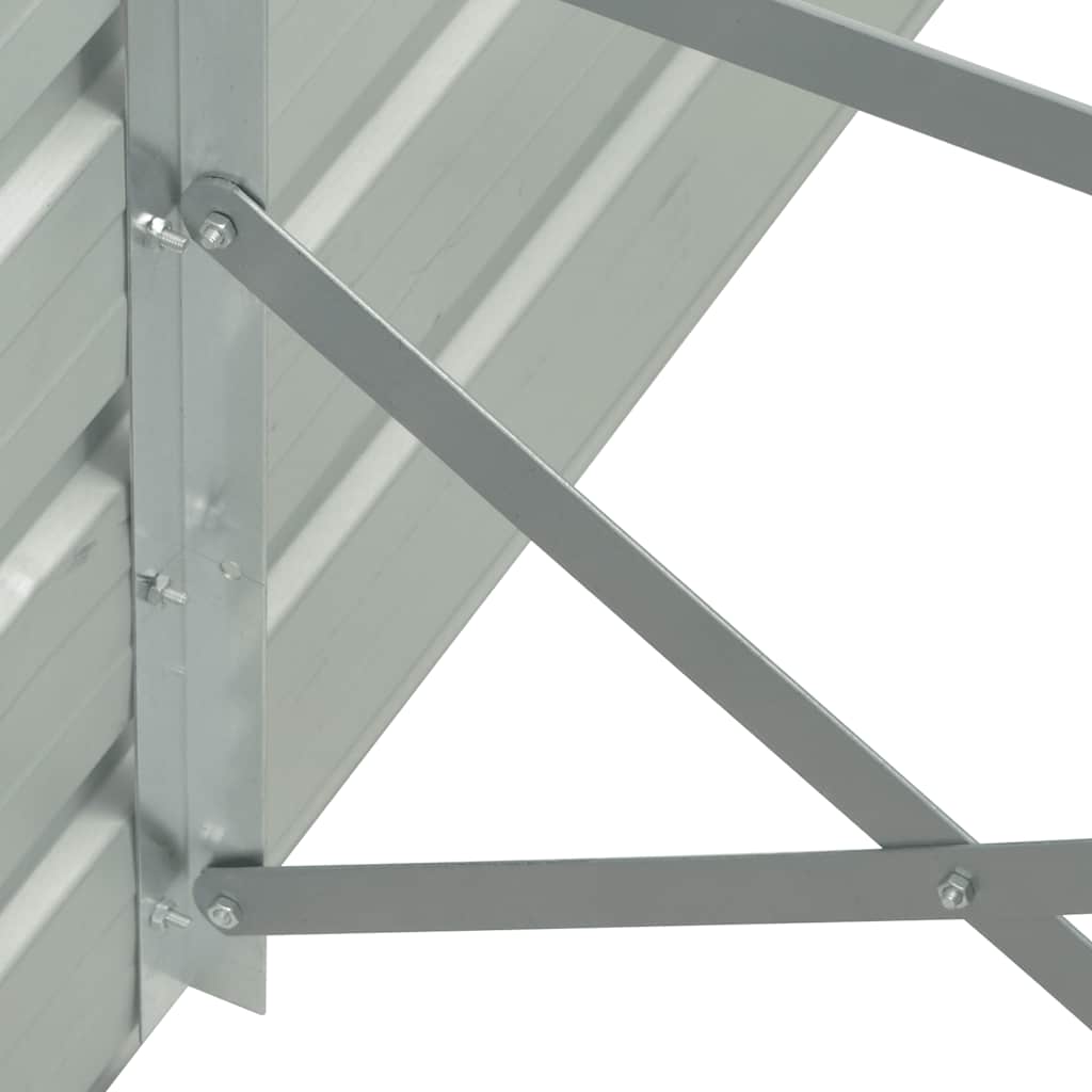 vidaXL Garden Raised Bed Galvanised Steel 320x40x45 cm Anthracite