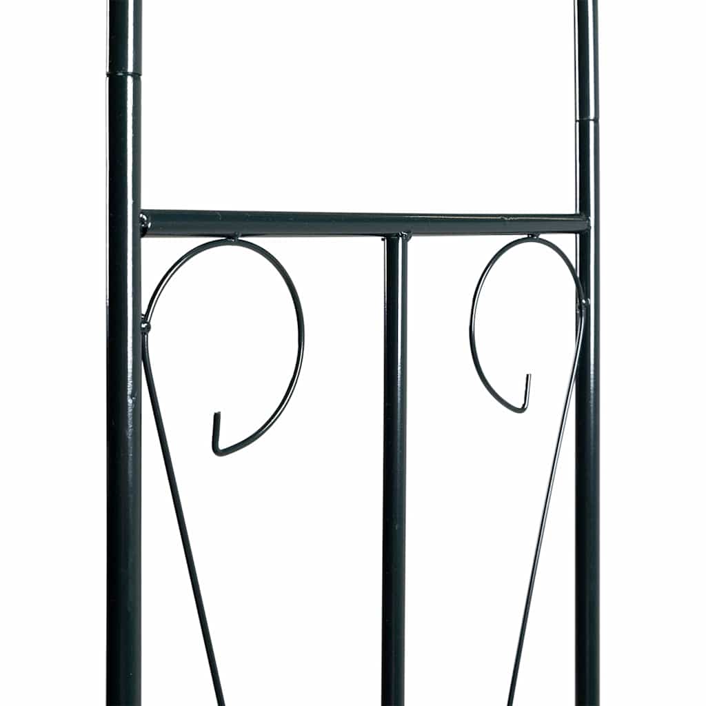 vidaXL Garden Arch Dark Green 142x37x275 cm Iron