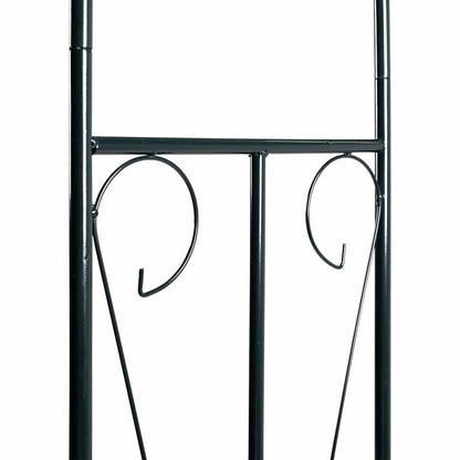 vidaXL Garden Arch Dark Green 142x37x275 cm Iron
