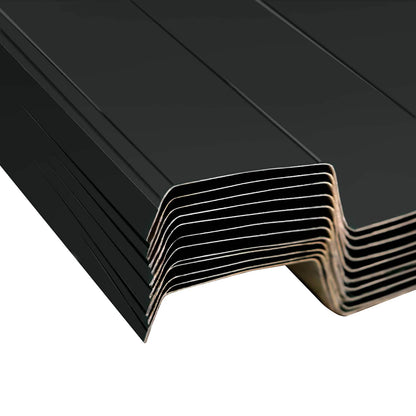 vidaXL Roof Panel 12 pcs Anthracite 129 x 45 cm Galvanised steel