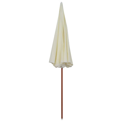 vidaXL Garden Parasol with Steel Pole 300 cm Sand