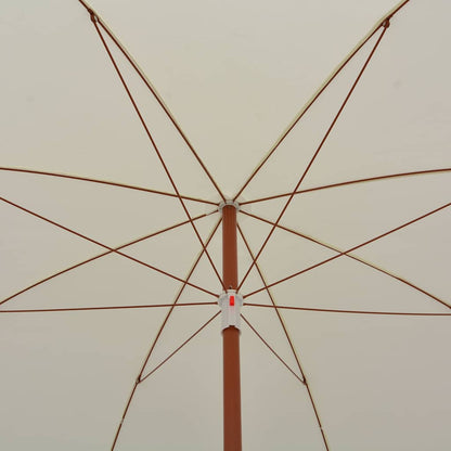 vidaXL Garden Parasol with Steel Pole 300 cm Sand