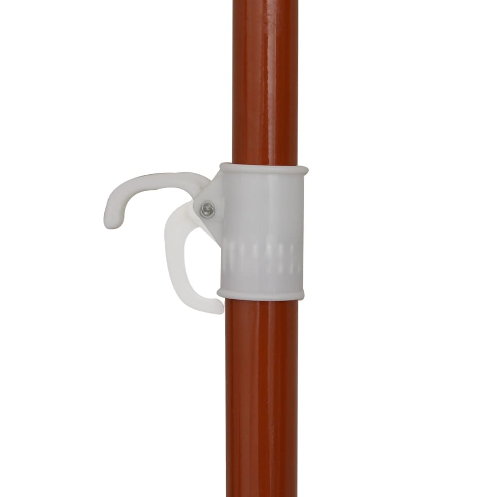 vidaXL Garden Parasol with Steel Pole 300 cm Taupe
