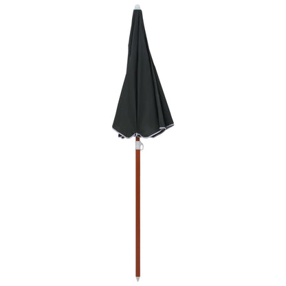 vidaXL Garden Parasol with Steel Pole 180 cm Anthracite