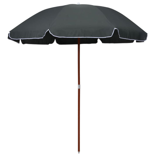 vidaXL Garden Parasol | Anthracite | Polyester, Steel | Large