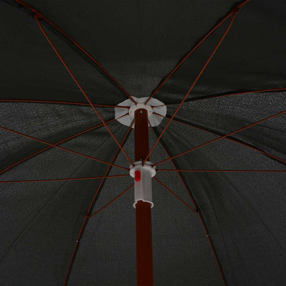 vidaXL Garden Parasol with Steel Pole 240 cm Anthracite