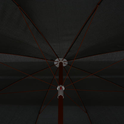 vidaXL Garden Parasol with Steel Pole 300 cm Anthracite