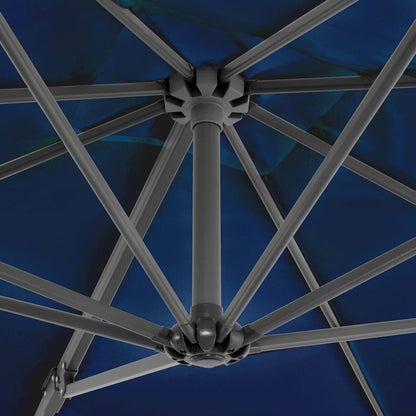 vidaXL Cantilever Garden Parasol | Azure blue