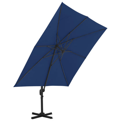 vidaXL Cantilever Garden Parasol | Azure blue