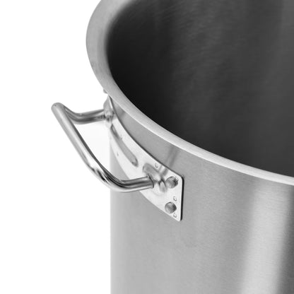 vidaXL Stock Pot 26 L 32x32 cm Stainless Steel