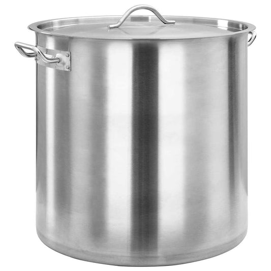 vidaXL Stock Pot 71 L 45x45 cm Stainless Steel