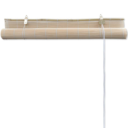 vidaXL Bamboo Roller Blinds 4 pcs 120x160 cm Natural
