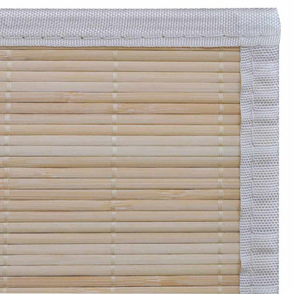 vidaXL Rectangular Natural Bamboo Rugs 2 pcs 120x180 cm