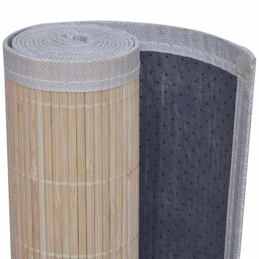 vidaXL Rectangular Natural Bamboo Rugs 4 pcs 120x180 cm
