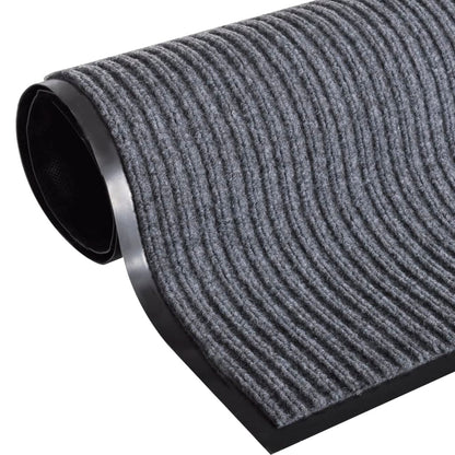 vidaXL PVC Door Mats 4 pcs Grey 90x60 cm