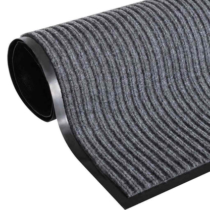 vidaXL PVC Door Mats 4 pcs Grey 90x60 cm