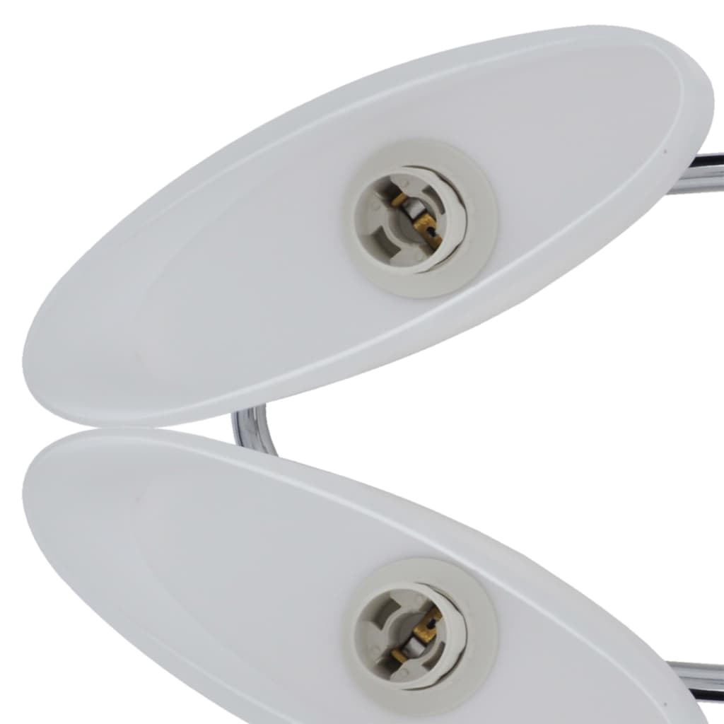 278761 vidaXL Ceiling Lamp with Ellipsoid Glass Shades 4 pcs E14 (4x240989)