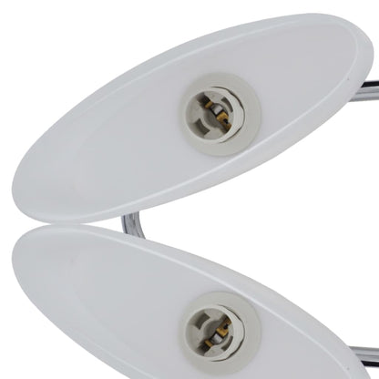 278761 vidaXL Ceiling Lamp with Ellipsoid Glass Shades 4 pcs E14 (4x240989)