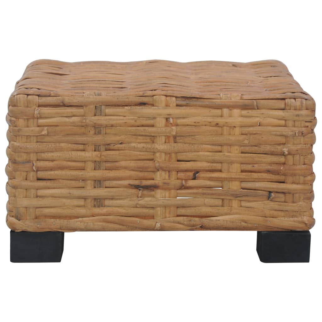 vidaXL Coffee Table | Natural Rattan Brown and Black
