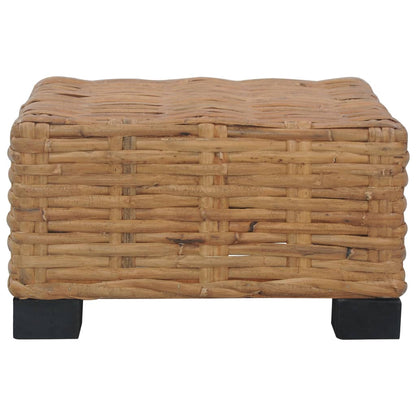 vidaXL Coffee Table | Natural Rattan Brown and Black