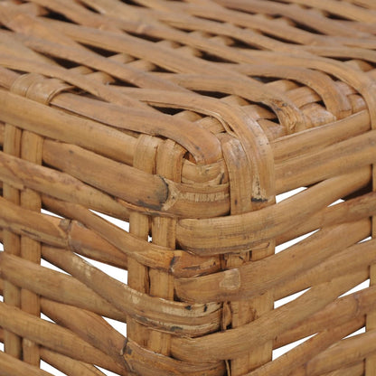 vidaXL Coffee Table | Natural Rattan Brown and Black