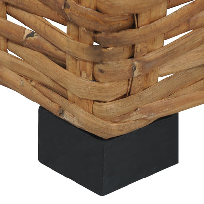 vidaXL Coffee Table | Natural Rattan Brown and Black