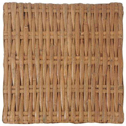 vidaXL Coffee Table | Natural Rattan Brown and Black