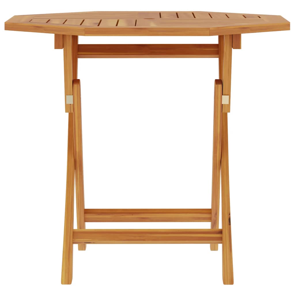 vidaXL Folding Garden Table 85x85x76 cm Solid Teak Wood