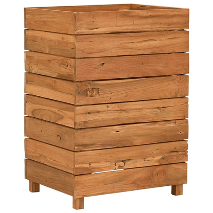 vidaXL Raised Bed 50x40x72 cm Recycled Teak Wood and Steel