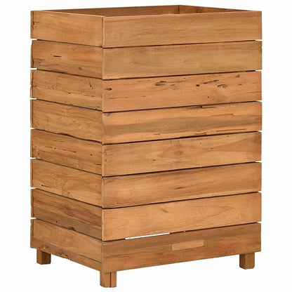 vidaXL Raised Bed 50x40x72 cm Recycled Teak Wood and Steel