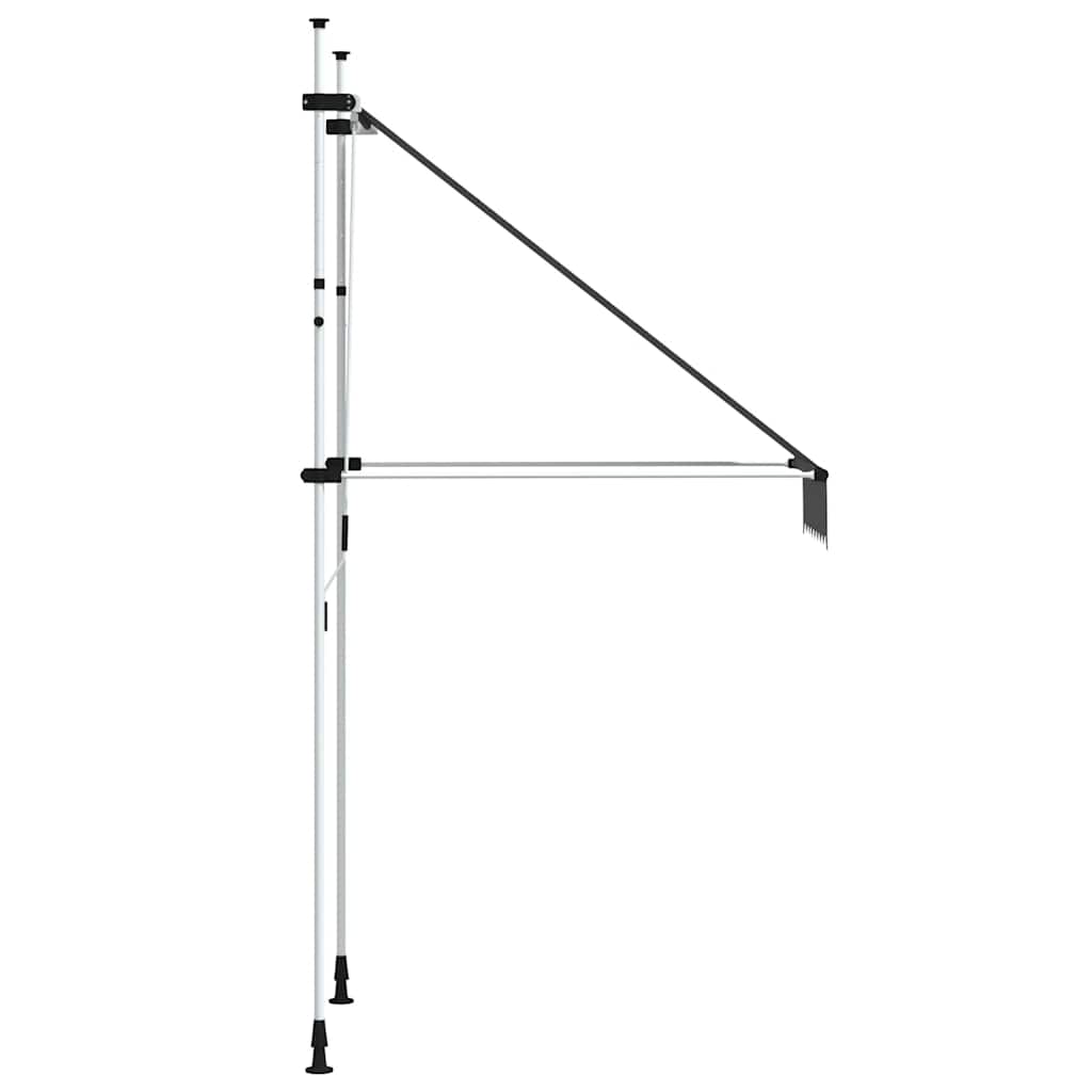 145832 vidaXL Manual Retractable Awning 100 cm Anthracite