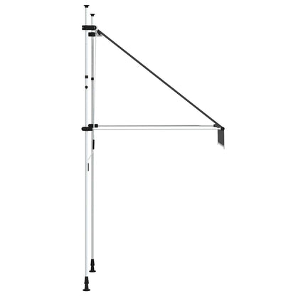 145832 vidaXL Manual Retractable Awning 100 cm Anthracite