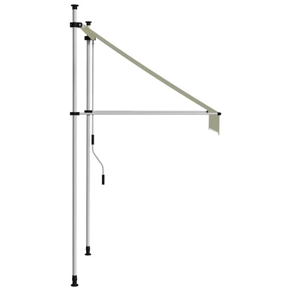 145833 vidaXL Manual Retractable Awning 100 cm Cream
