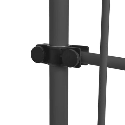 vidaXL Manual Retractable Awning with LED 300 cm Yellow and Blue