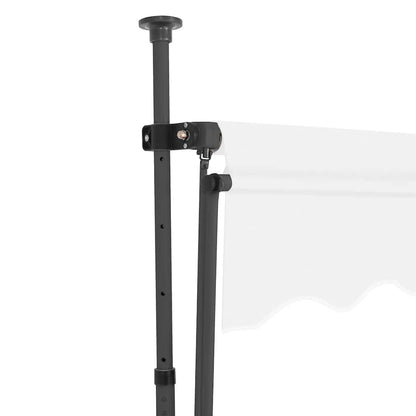 vidaXL Manual Retractable Awning with LED 100 cm Cream