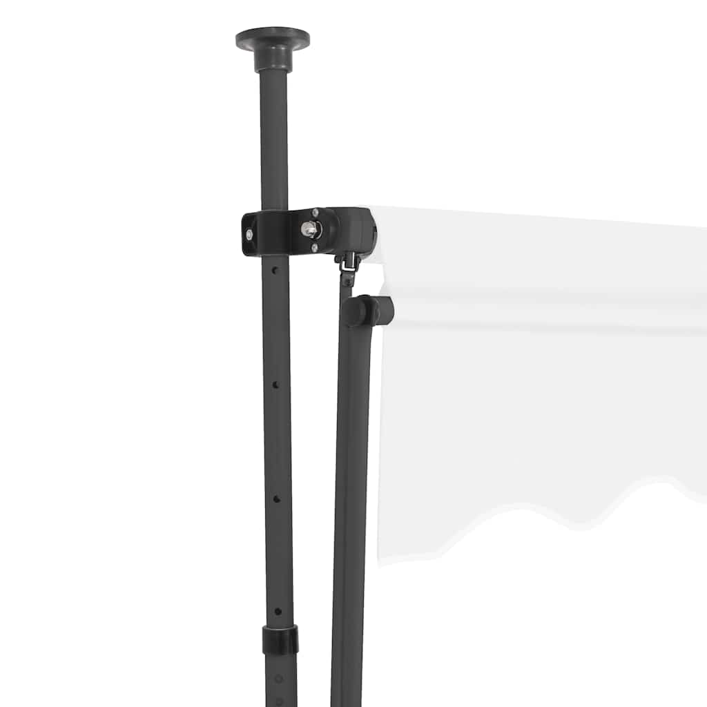 vidaXL Manual Retractable Awning with LED 350 cm Cream