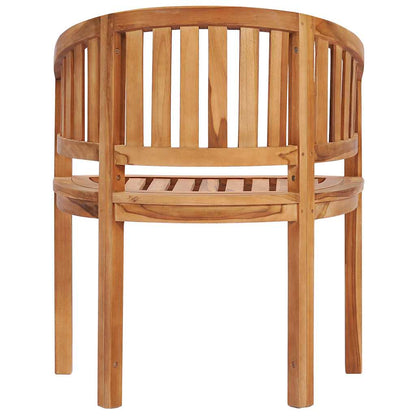 vidaXL Garden Chair | Natural Teak | Solid Teak Wood | Medium |  Durable