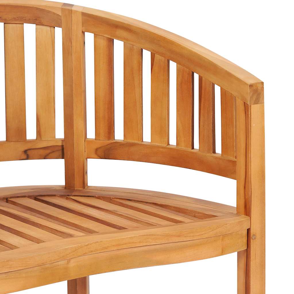 vidaXL Garden Chair | Natural Teak | Solid Teak Wood | Medium |  Durable
