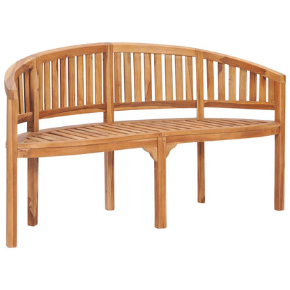 vidaXL Garden Bench | Teak | Teak wood | 151 cm wide | Hardwood | Garden Bench