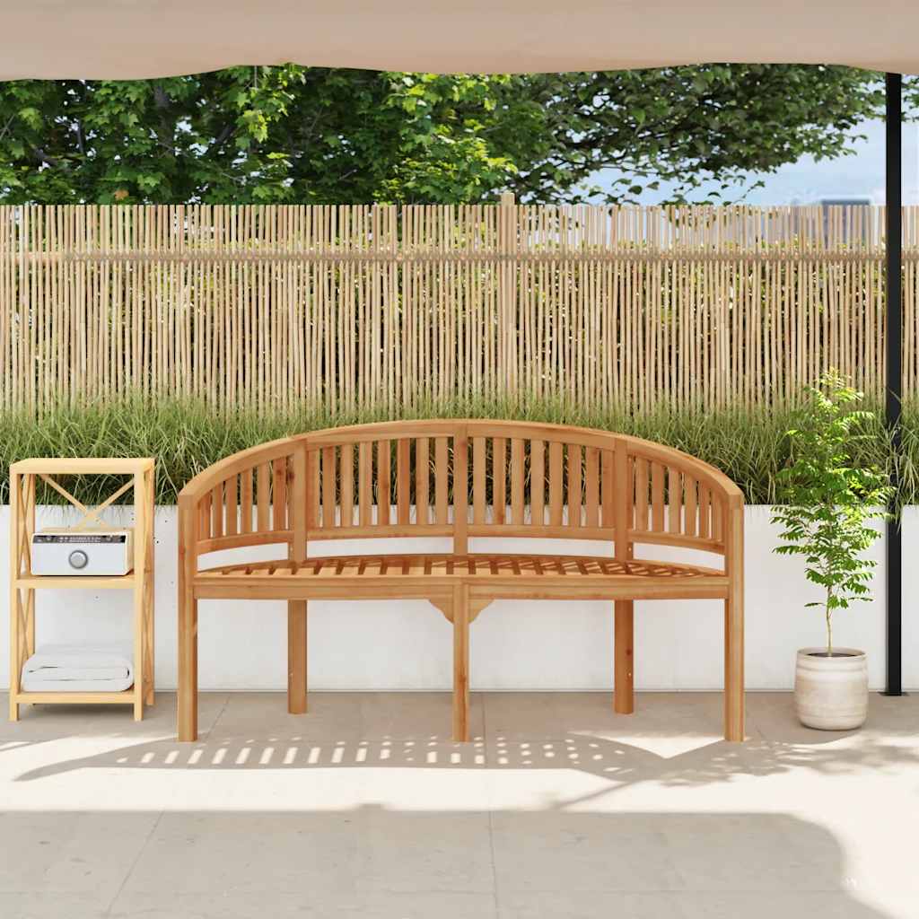 vidaXL Garden Bench | Teak | Teak wood | 151 cm wide | Hardwood | Garden Bench