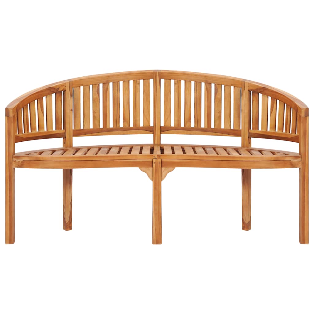 vidaXL Garden Bench | Teak | Teak wood | 151 cm wide | Hardwood | Garden Bench