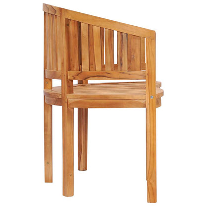 vidaXL Garden Bench | Teak | Teak wood | 151 cm wide | Hardwood | Garden Bench