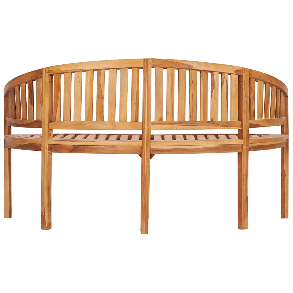 vidaXL Garden Bench | Teak | Teak wood | 151 cm wide | Hardwood | Garden Bench