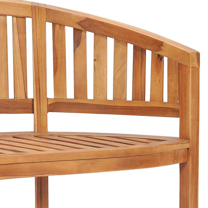 vidaXL Garden Bench | Teak | Teak wood | 151 cm wide | Hardwood | Garden Bench