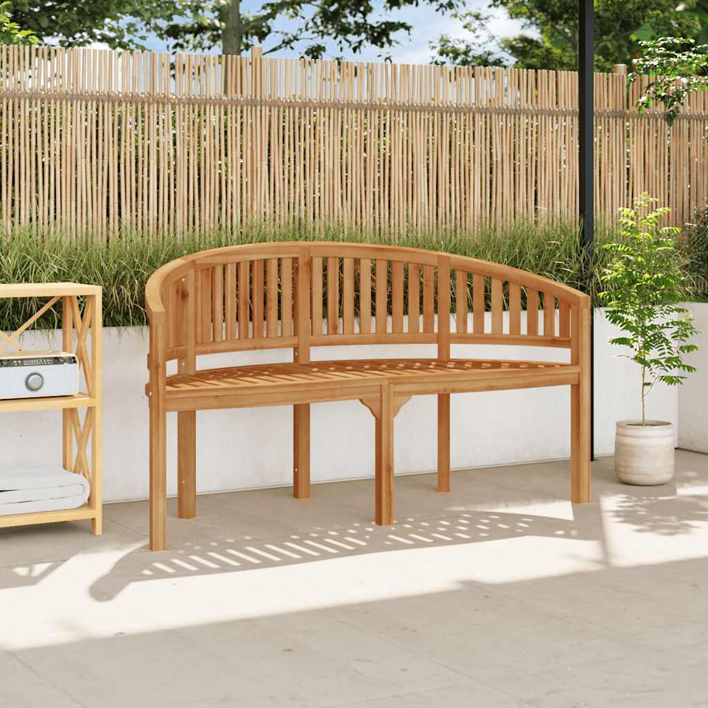 vidaXL Garden Bench | Teak | Teak wood | 151 cm wide | Hardwood | Garden Bench