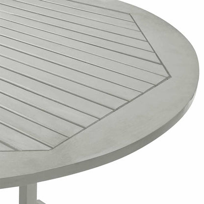 47277 vidaXL Garden Table Grey 200x100x75 cm Solid Acacia Wood