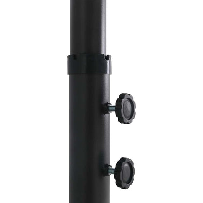 vidaXL Garden Parasol with Aluminium Pole 460x270 cm Blue
