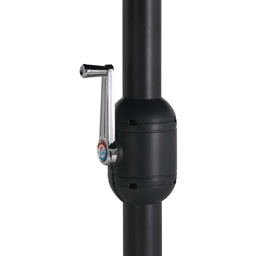 vidaXL Garden Parasol with Aluminium Pole 460x270 cm Blue