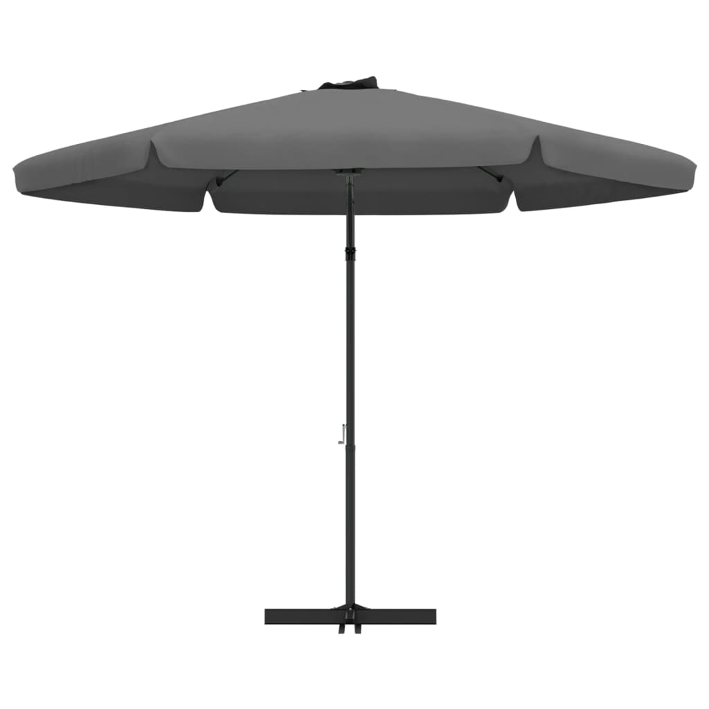 vidaXL Garden Parasol with Steel Pole 300 cm Anthracite