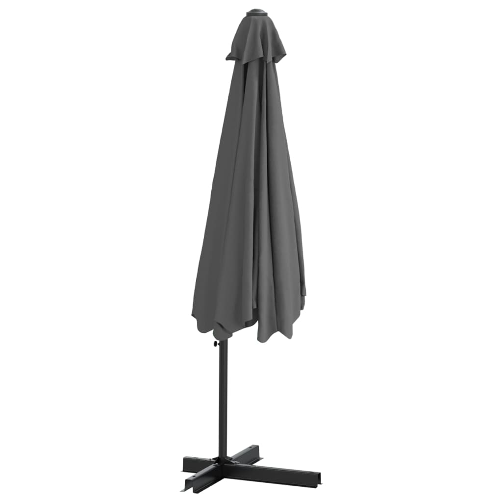 vidaXL Garden Parasol with Steel Pole 300 cm Anthracite